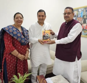 कैबिनेट मंत्री गणेश जोशी ने नई दिल्ली में सांसद अनिल बलूनी से की शिष्टाचार भेंट