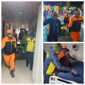 श्री केदारनाथ में SDRF का त्वरित रेस्क्यू, दो श्रद्धालुओं को पहुंचाया अस्पताल