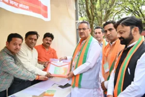 दीनदयाल उपाध्याय प्रशिक्षण महाअभियान 2026 के अंतर्गत मसूरी विधानसभा के मंडल के प्रशिक्षण वर्ग का शुभारंभ करते कैबिनेट मंत्री गणेश जोशी