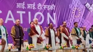 IIT Roorkee का दीक्षांत समारोह: एनएसए अजीत डोभाल और सीडीएस जनरल सुब्रमणि पहुंचे, 1277 छात्र-छात्राओं को मिलेंगी डिग्रियां